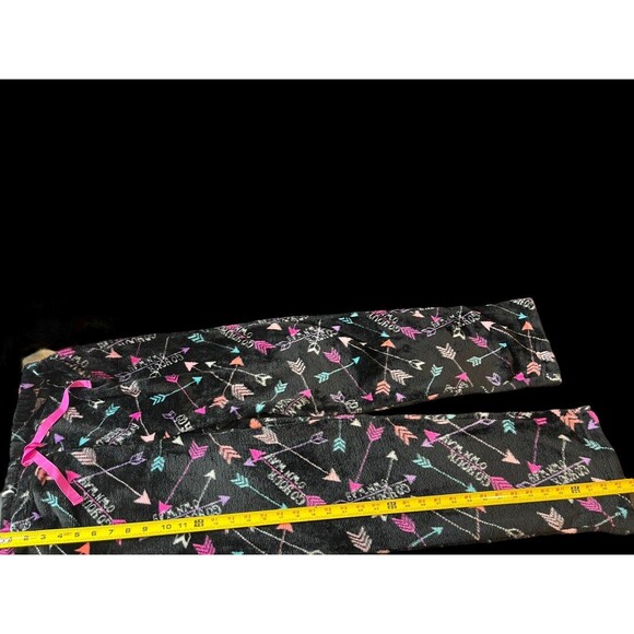 Warm & Snuggly Collection Soft Micro Plush Lounge Pajama Pants L BLK Arrows NWT - Picture 10 of 12